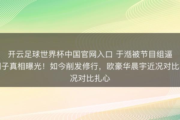 开云足球世界杯中国官网入口 于湉被节目组逼留胡子真相曝光!如今削发修行,欧豪华晨宇近况对比扎心
